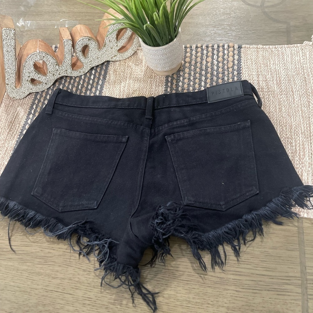 Pistola Gigi Distressed Short Shorts - Picture 1 of 6